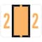 Smead Label, Bccrn, Endtab, 2, Ltoe Pk SMD67372 - alternate 1